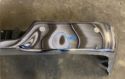 2014–2018 Dodge Ram 2500/3500 Rear Chrome Bumper – OEM with Minor Dent