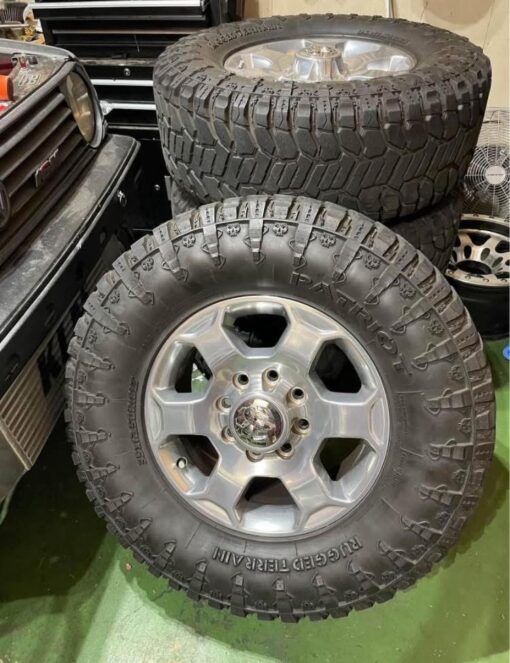 OEM Dodge Ram Wheels & Tires – 2018 Takeoffs with TPMS Sensors - Image 3