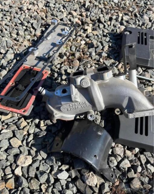 2018 Dodge Ram Intake Plate with Grid Heater & Intake Horn - Image 5
