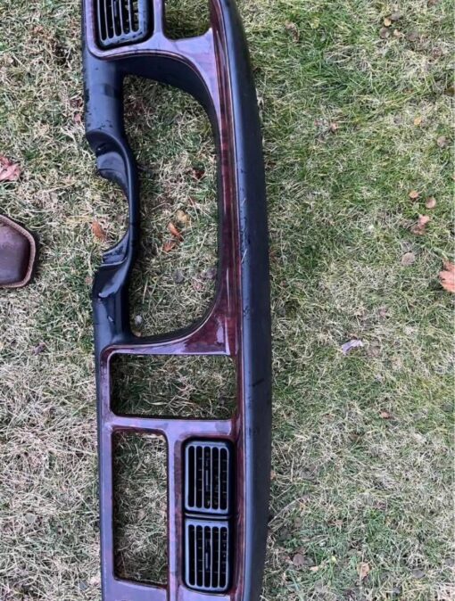 1996–2002 Dodge Ram OEM Woodgrain Dash Bezel – Clean Condition - Image 2
