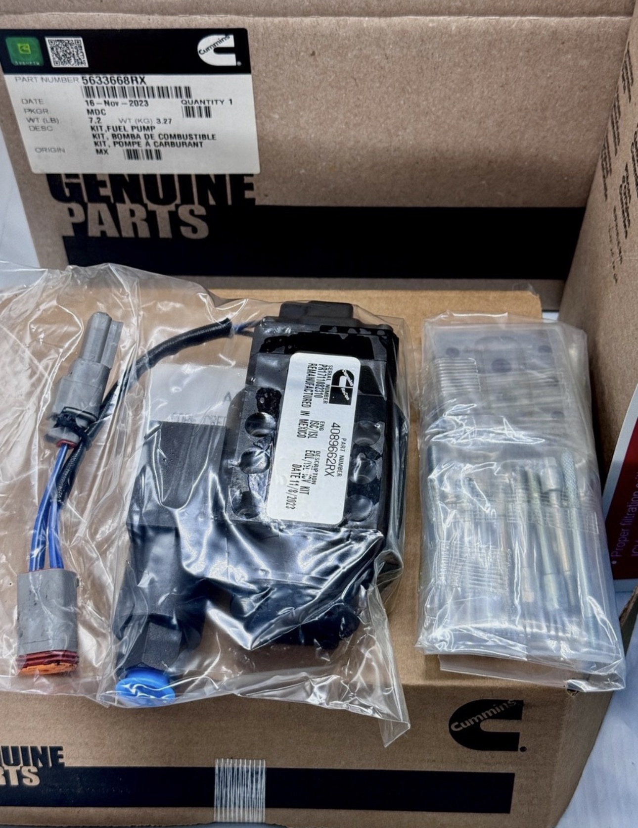 Cummins ICV Valve For CAPS Injection Pump | 4089662RX, 5633668RX | 1998-2006 Cum - Image 2
